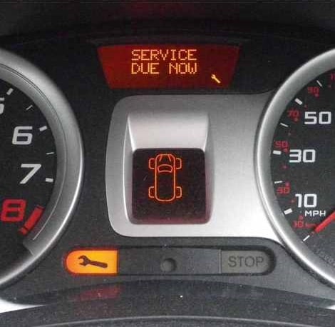 علت روشن شدن چراغ DUE مگان