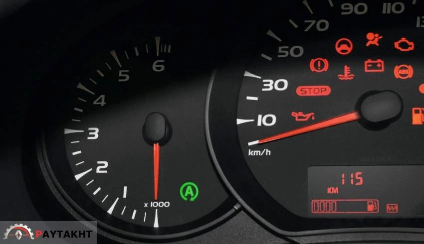 علائم پشت آمپر ال 90