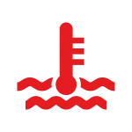 چراغ اخطار دمای آب