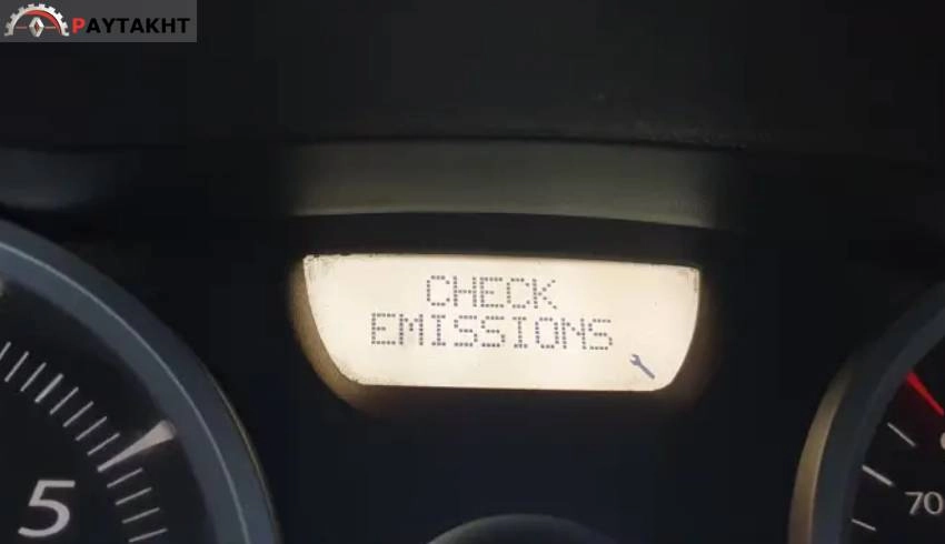 خطای check emissions در مگان