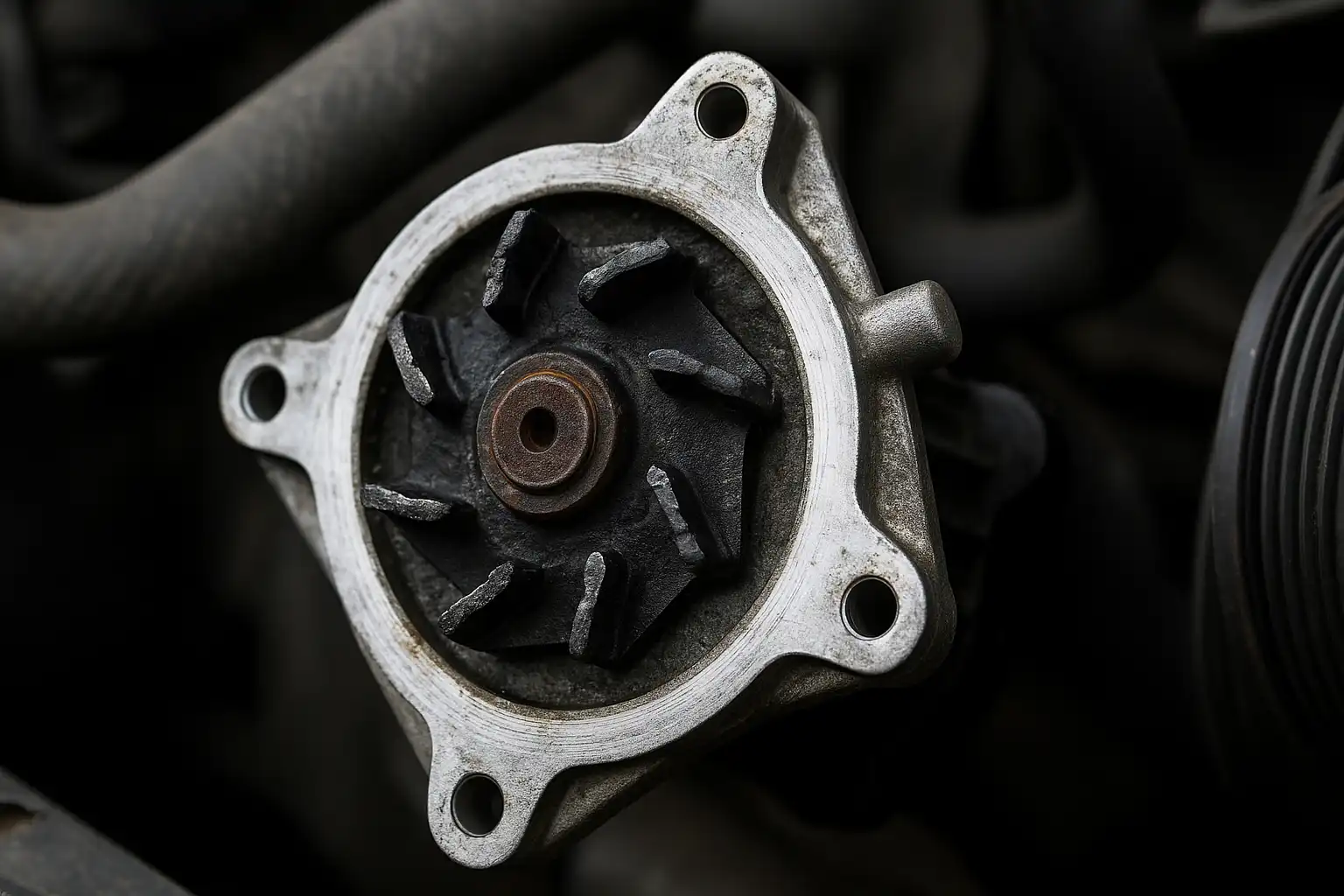 خرابی واتر پمپ مگان