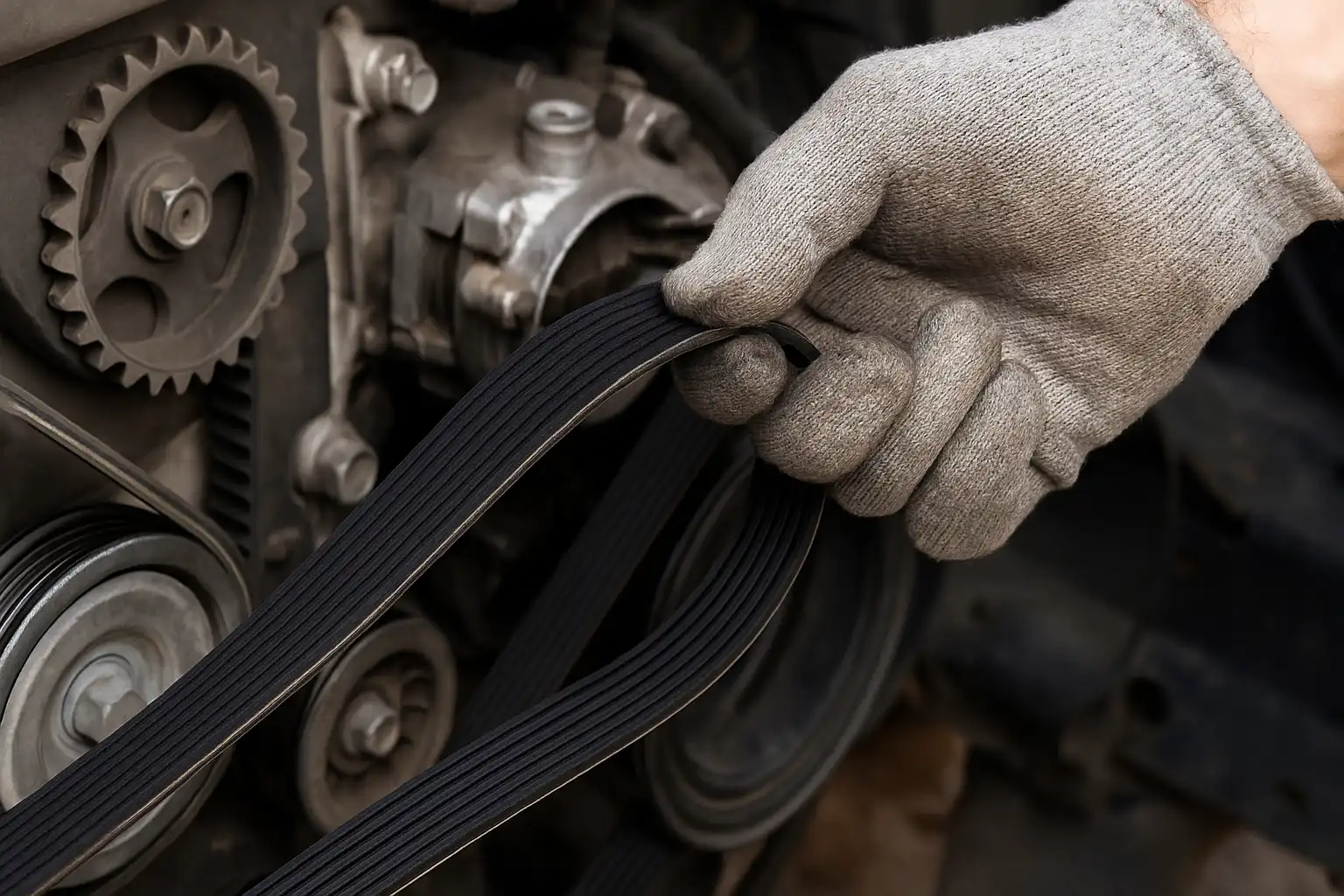 نصب تسمه دینام ساندرو