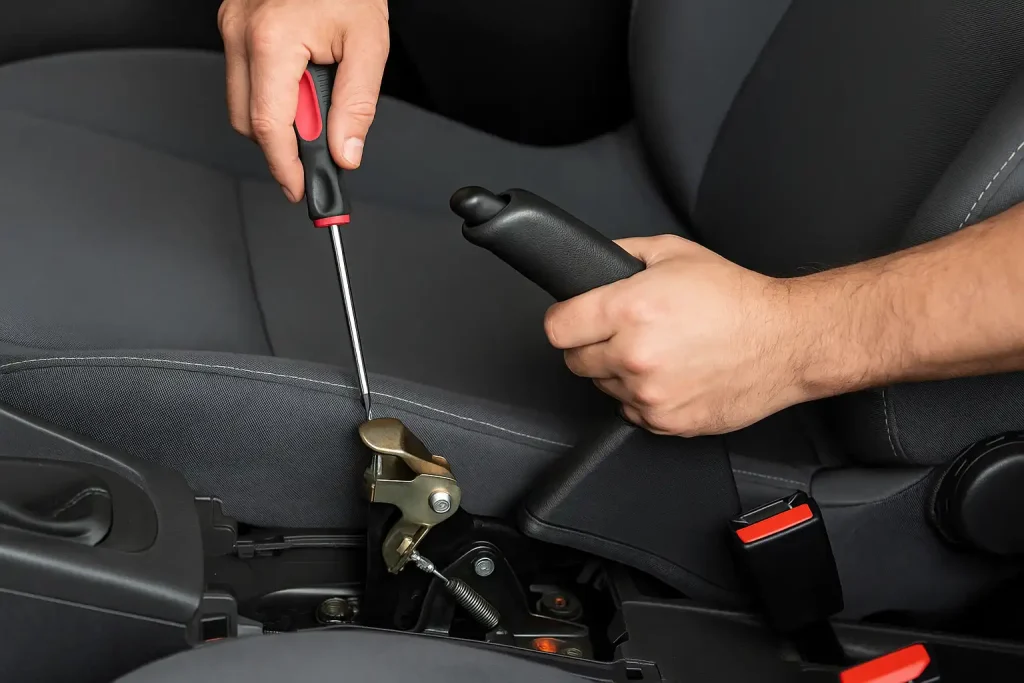 دلایل خرابی ترمز دستی مگان