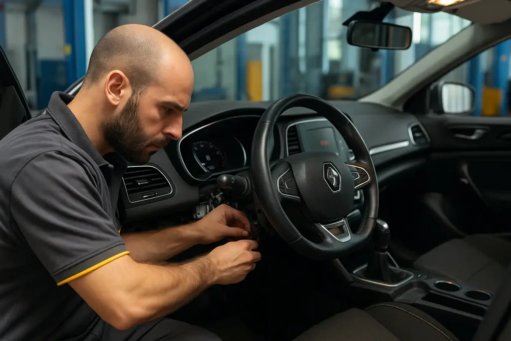 تعمیر فرمان برقی مگان