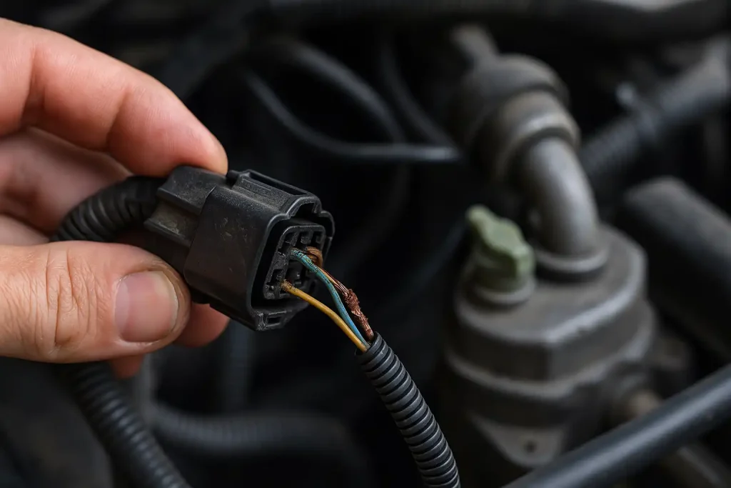 خرابی سیم‌کشی یا سوکت سنسور