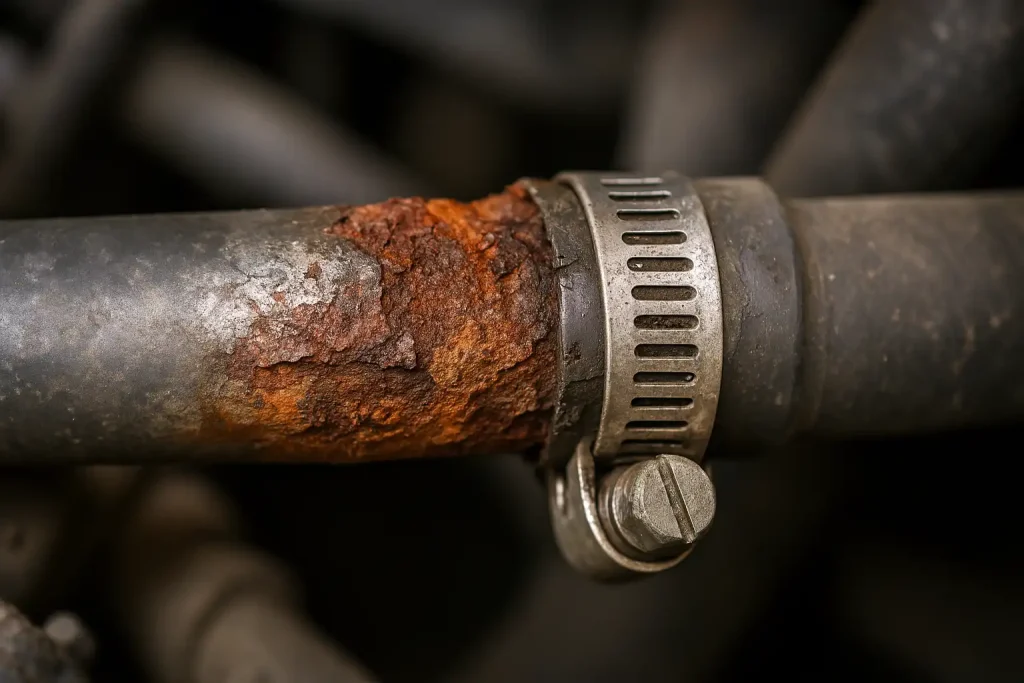 فرسودگی یا پوسیدگی اتصالات فلزی